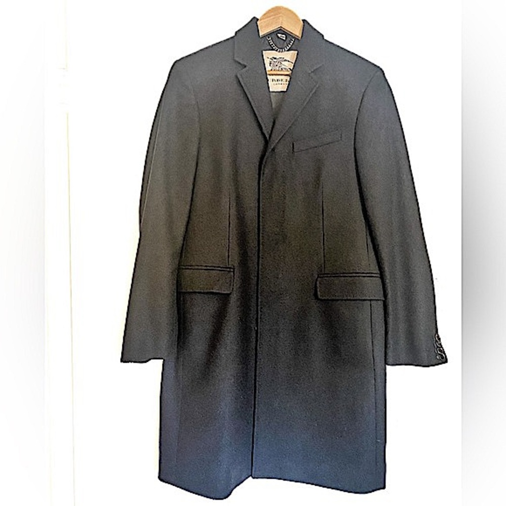 ✨ BURBERRY Men’s luxurious wool blend coat
